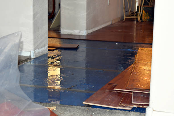 Professional Water Extraction technician working in New London, NC